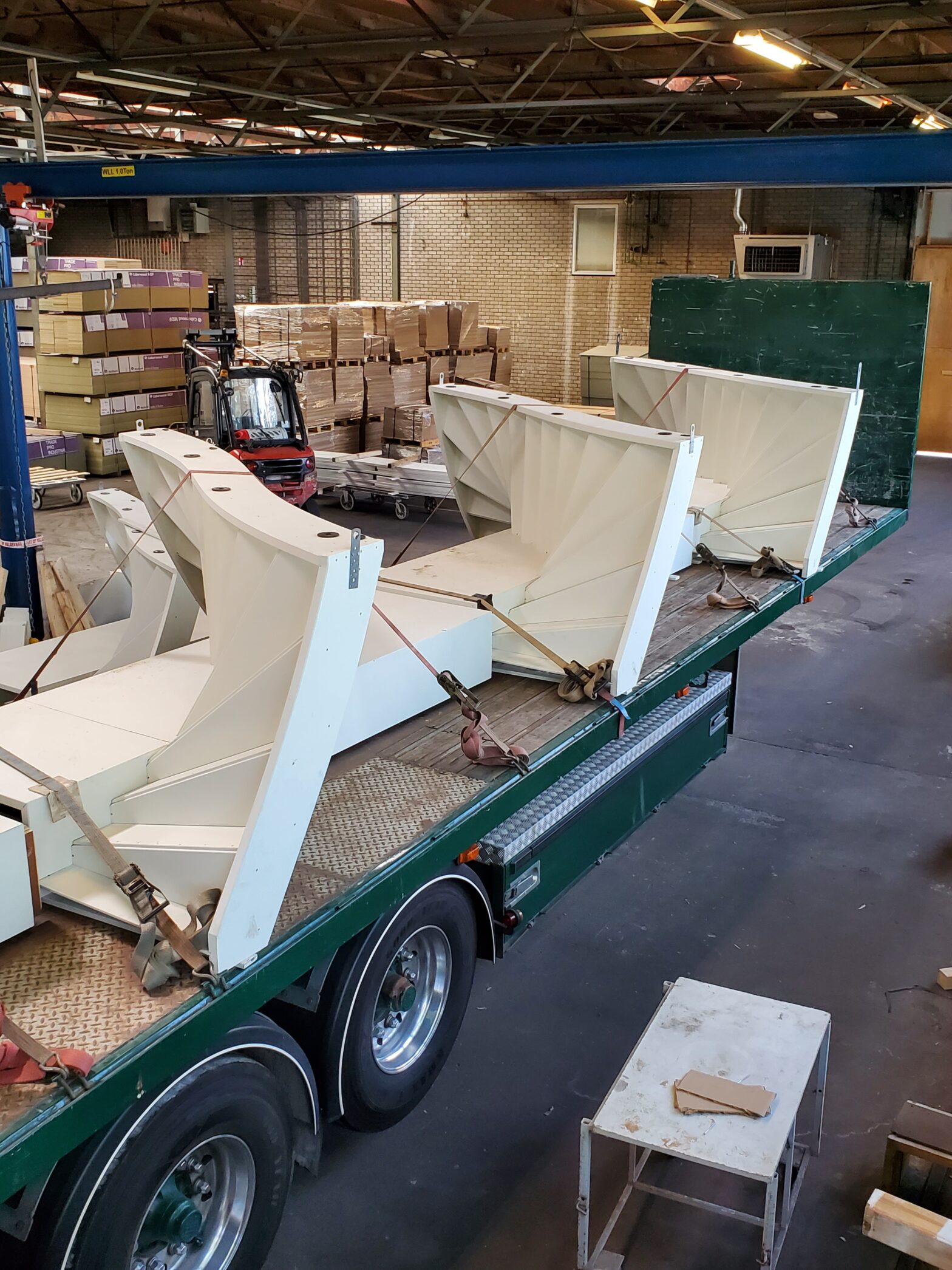 Prefab kooftrappen van Hoograven